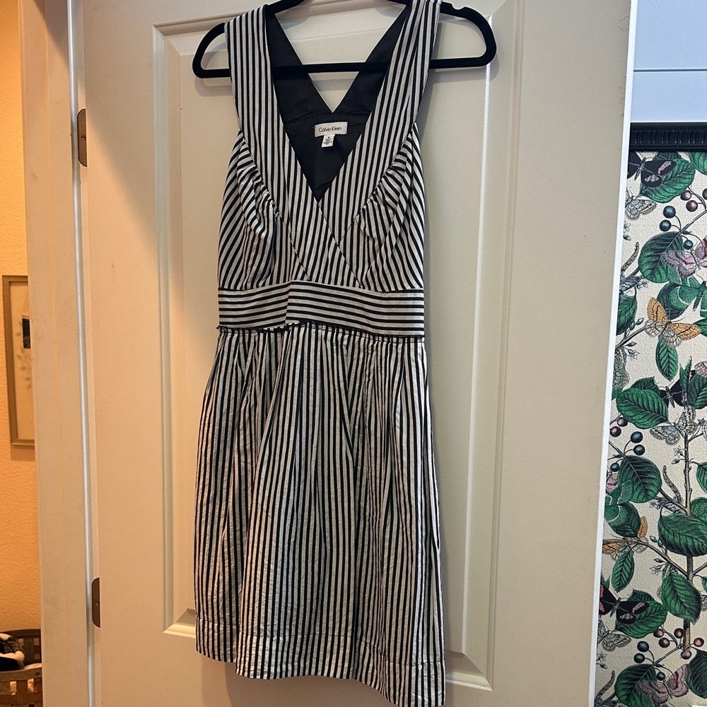 Calvin Klein Cotton and Silk  Mini Dress